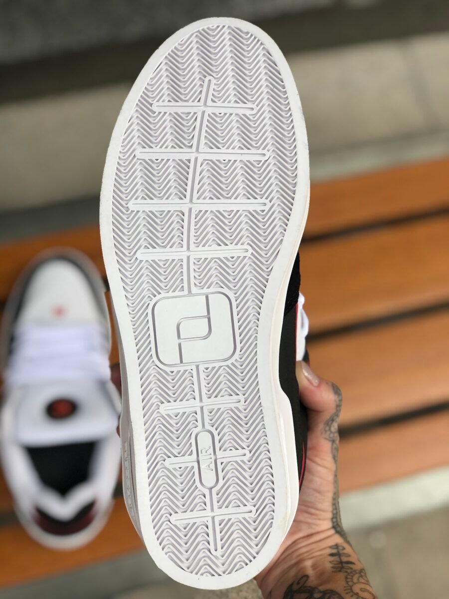 Tênis FREEDAY Heart Preto/Branco/Vermelho - Imagem 4