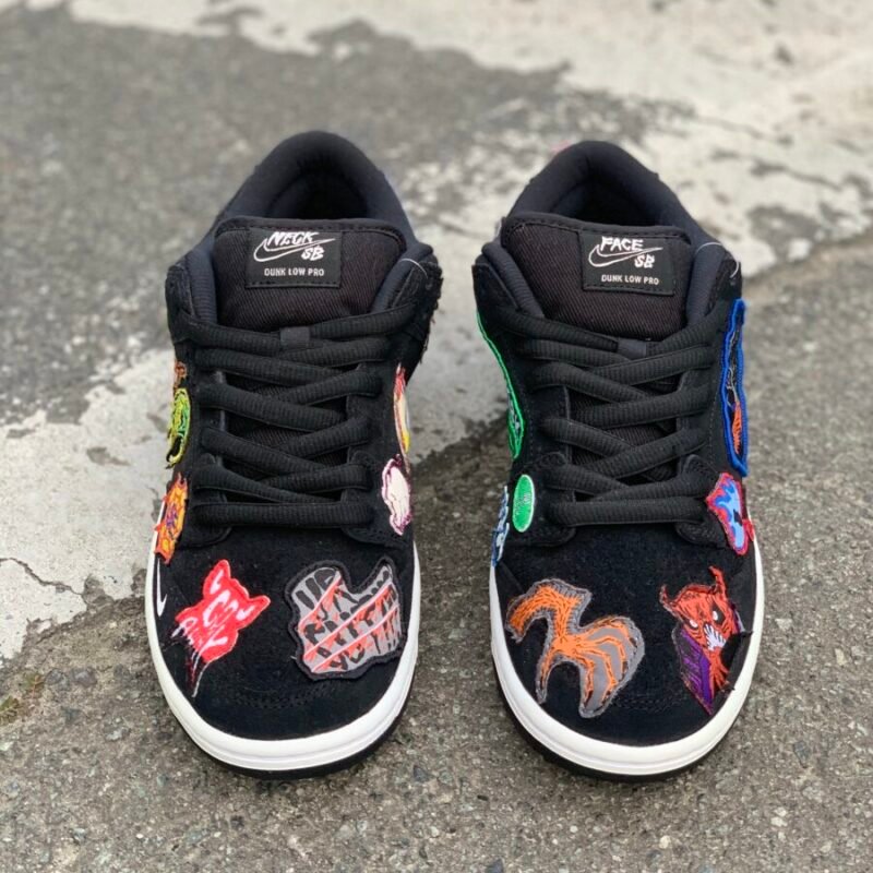 Tênis NIKE SB X NECKFACE Dunk Low Pro Black - 41