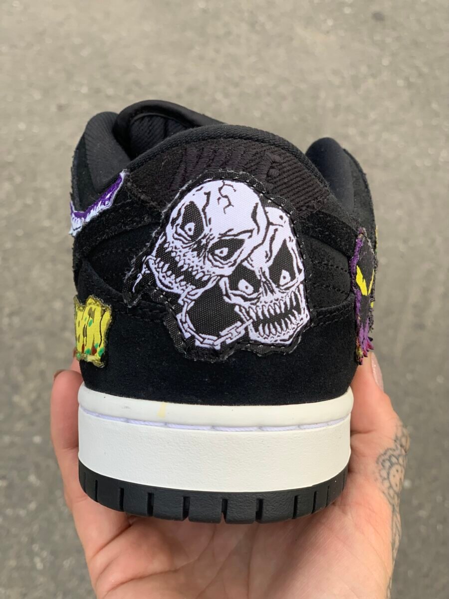 Tênis NIKE SB X NECKFACE Dunk Low Pro Black - Imagem 3