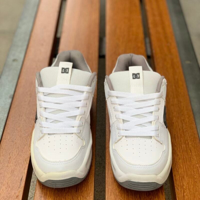 Tênis DC Shoes Lynx Zero White/White/DK Grey - 38