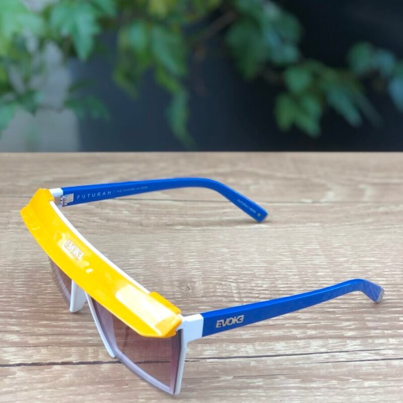 Óculos de Sol EVOKE FUTURAH CAPSTYLE BD08 WHITE BLUE MANGO