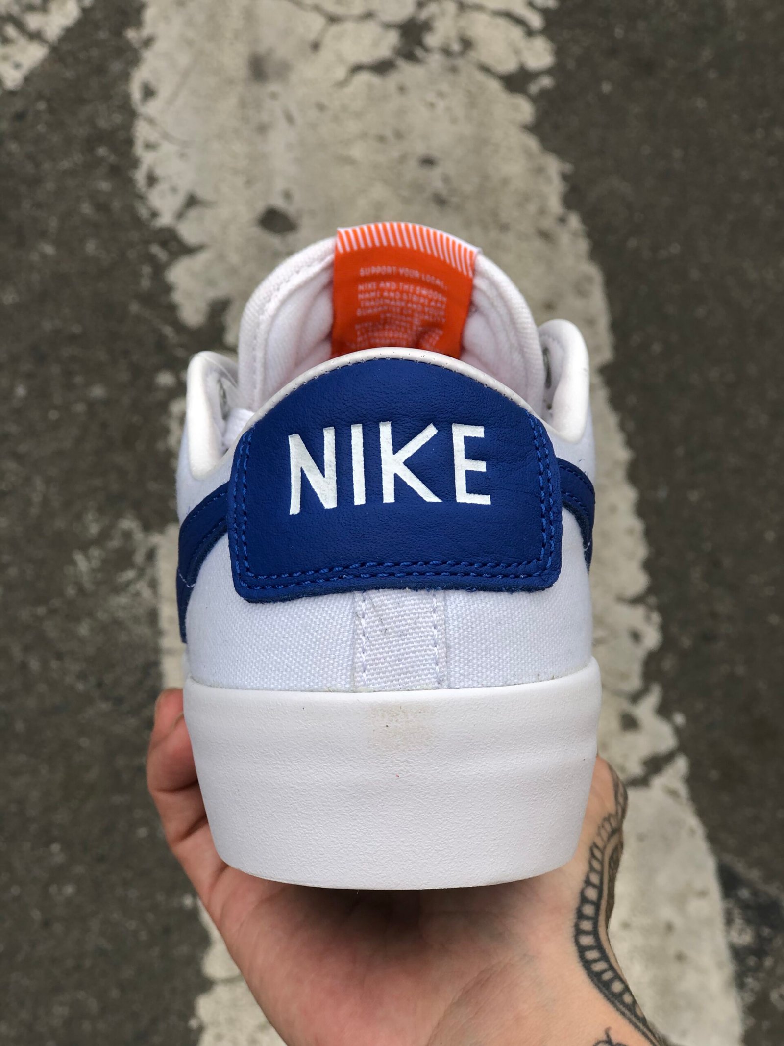 Tênis NIKE ZOOM BLAZER LOW WHITE - Imagem 3