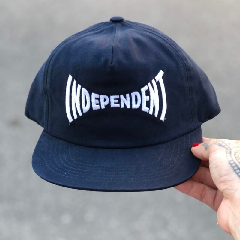 BONÉ INDEPENDENT SNAPBACK DESCONSTRUÍDO SPANNING MARINHO