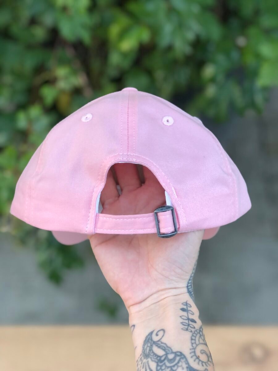 BONÉ SANTA CRUZ DAD HAT SCREAMING HAND STRAPBACK ROSA CLARO - Imagem 3