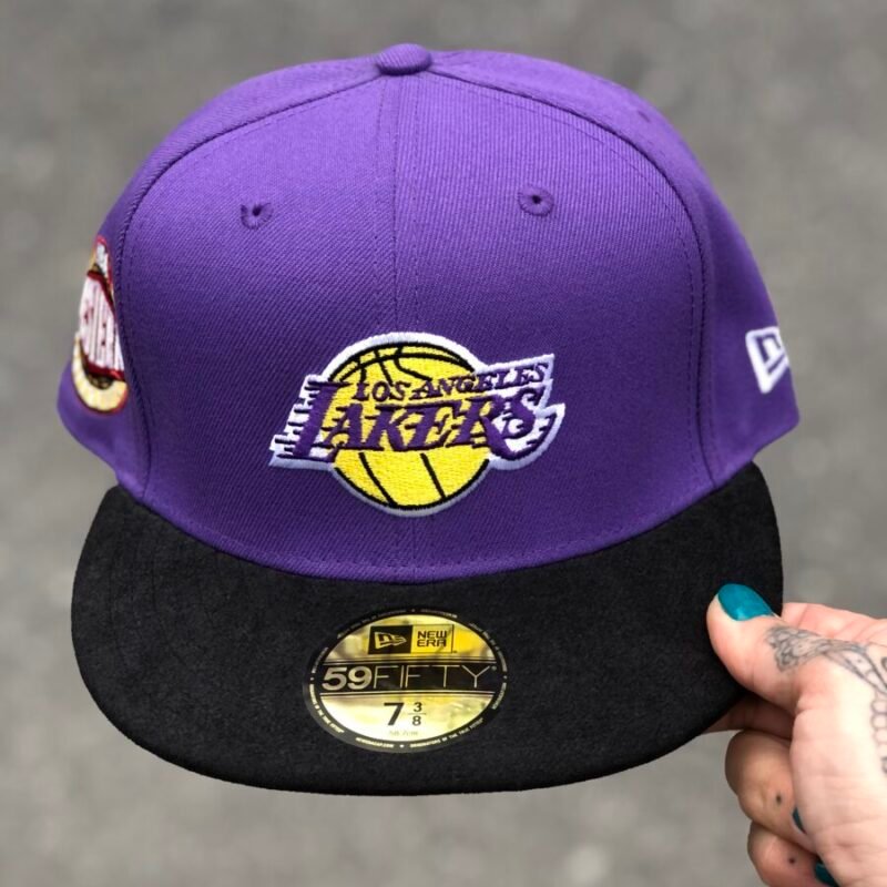 Boné NEW ERA 59FIFTY Fitted Los Angeles Lakers VPR ROXO 7 3/8 - 58,7cm