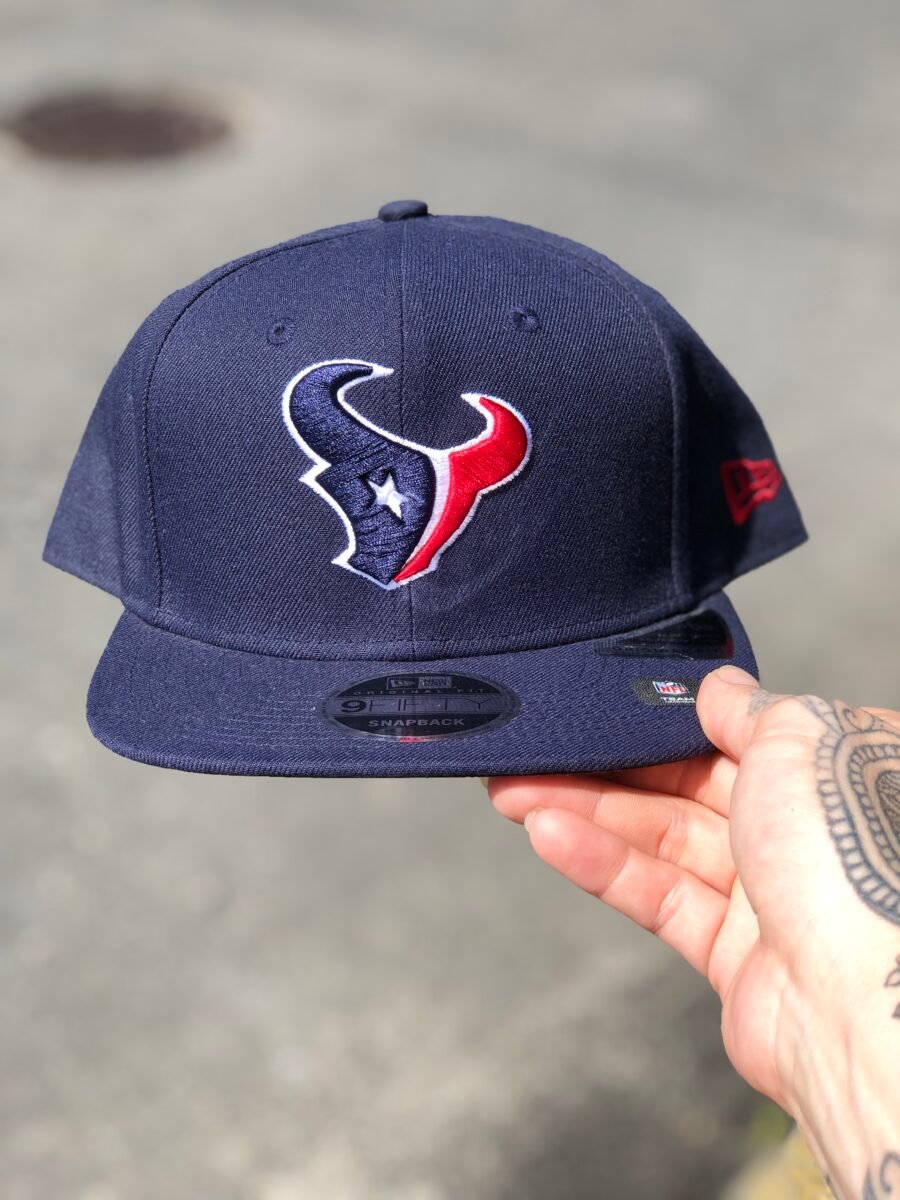 Boné NEW ERA 9FIFTY SNAPBACK NFL HOUSTON TEXANS ABA RETA AZUL MARINHO