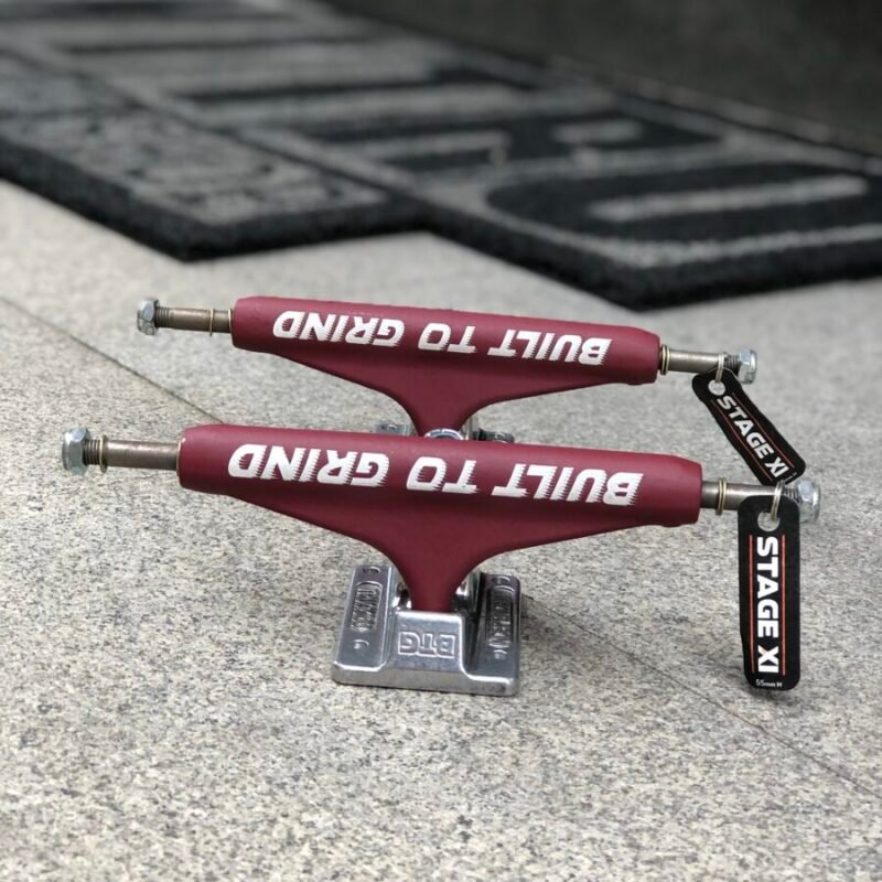 TRUCK INDEPENDENT STAGE 11 BTG SPEED BURGUNDY SILVER RED 149mm
